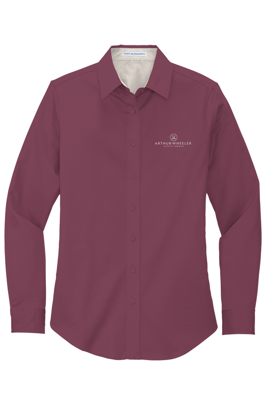 Womens Long Sleeve Easy Care Shirt